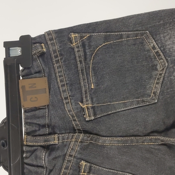 Cotton On Kids Denim Jeans Size 6-7 Black Elastic Waist Unisex - Picture 7 of 11